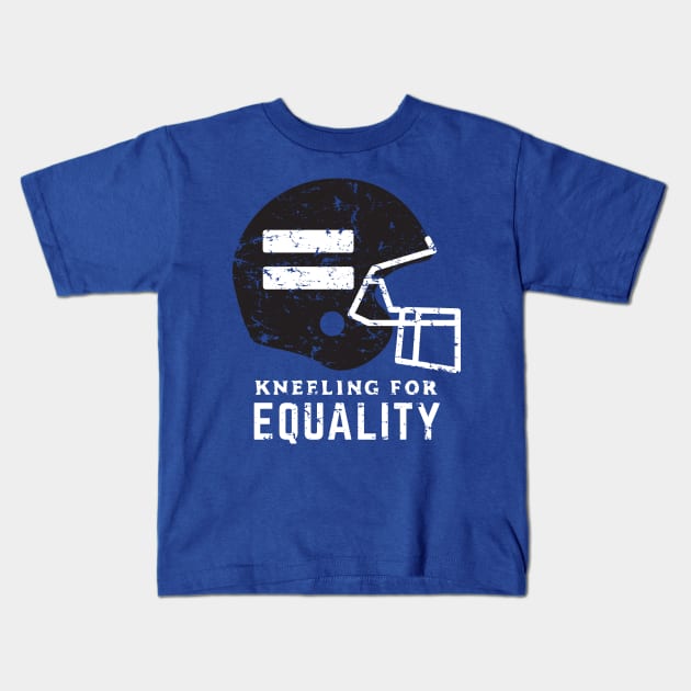 Kneeling for Equality Kids T-Shirt by PodDesignShop